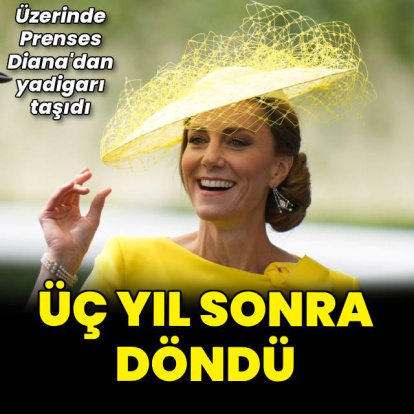 Üç yıl sonra döndü