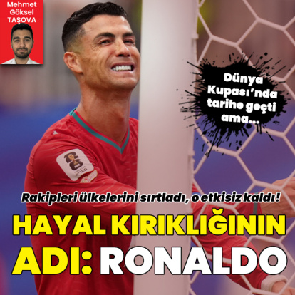 Portekiz'de hayal kırıklığının adı Ronaldo!