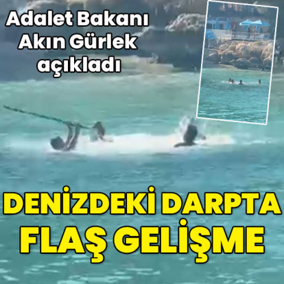 Adalet Bakanı Gürlek açıkladı... Denizdeki darpta flaş gelişme!