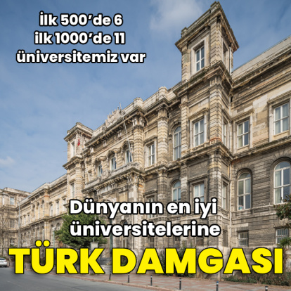 Türk üniversiteleri dünyanın en iyileri arasında