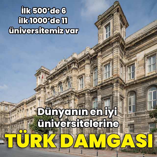 Türk üniversiteleri dünyanın en iyileri arasında
