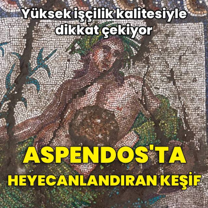 Aspendos'ta heyecanlandıran keşif