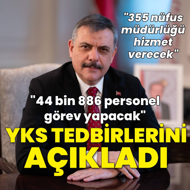 Bakandan YKS açıklaması