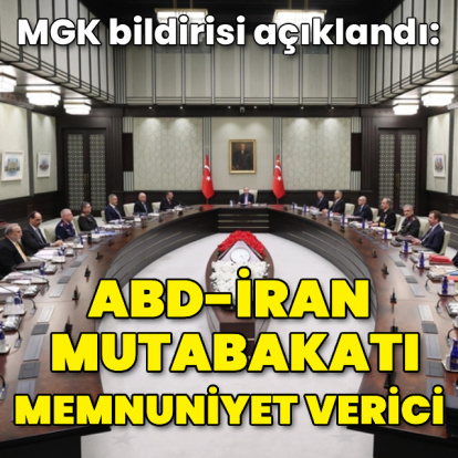 MGK toplantısı sona erdi