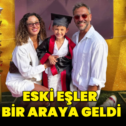Eski eşler bir araya geldi