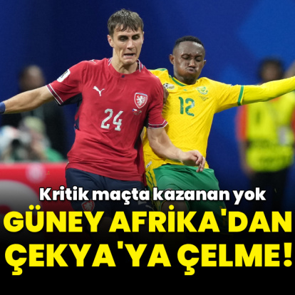 Güney Afrika'dan Çekya'ya çelme!