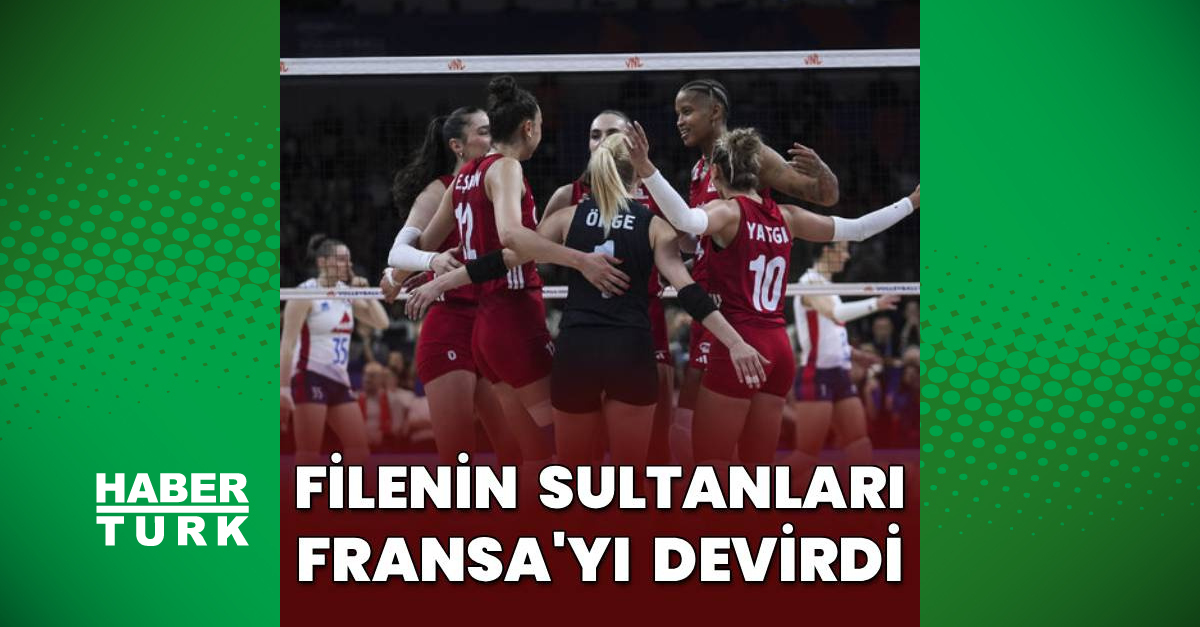 Filenin Sultanları Fransa'yı 3-0 Mağlup Etti