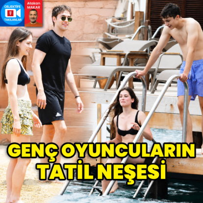 Genç oyuncuların tatil neşesi