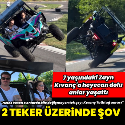 Pistte heyecan dolu anlar