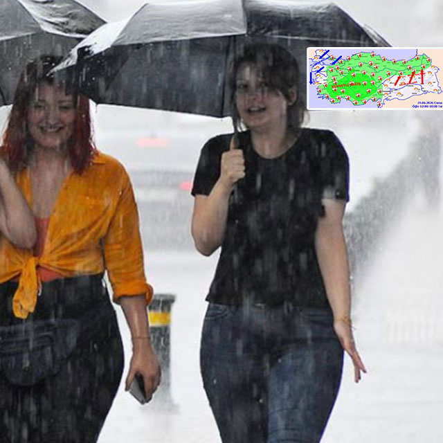 Meteoroloji saat verip uyardı!