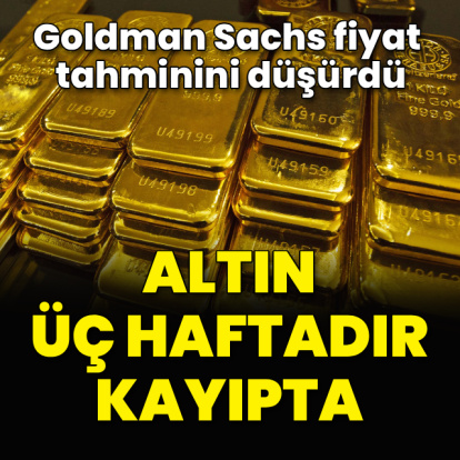 Altın 3 haftadır kaybettiriyor