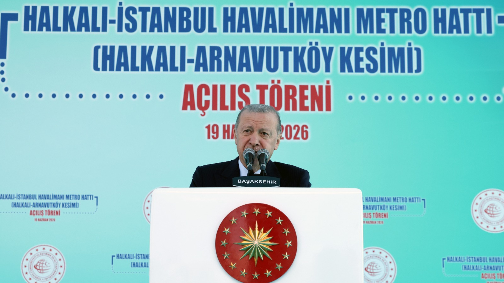 Cumhurbaşkanı Erdoğan Halkalı-İstanbul Havalimanı Metro Hattı'nı Açtı
