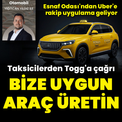 Taksicilerden Togg'a çağrı