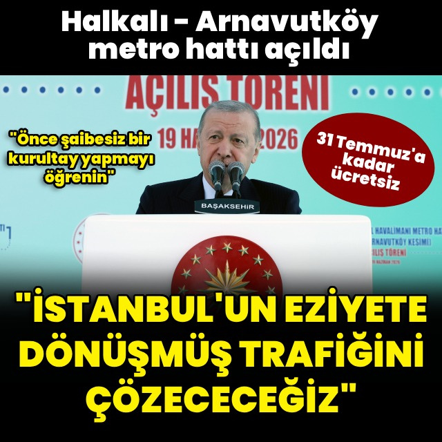"İstanbul'un eziyete dönüşmüş trafiğini çözeceğiz"