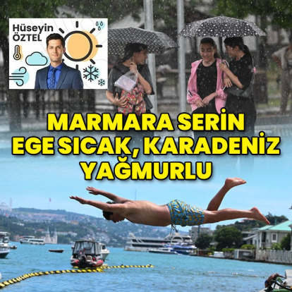 Haziran serin rüzgarlarla ilerliyor