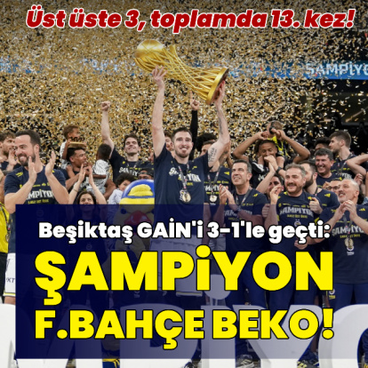 Şampiyon Fenerbahçe Beko!