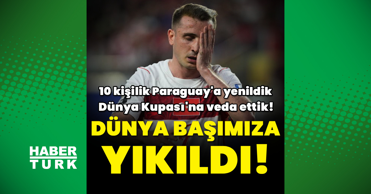 Dünya başımıza yıkıldı!