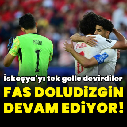Fas, İskoçya'yı tek golle devirdi!