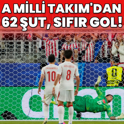 A Milli Takım'dan 62 şut, 0 Gol!