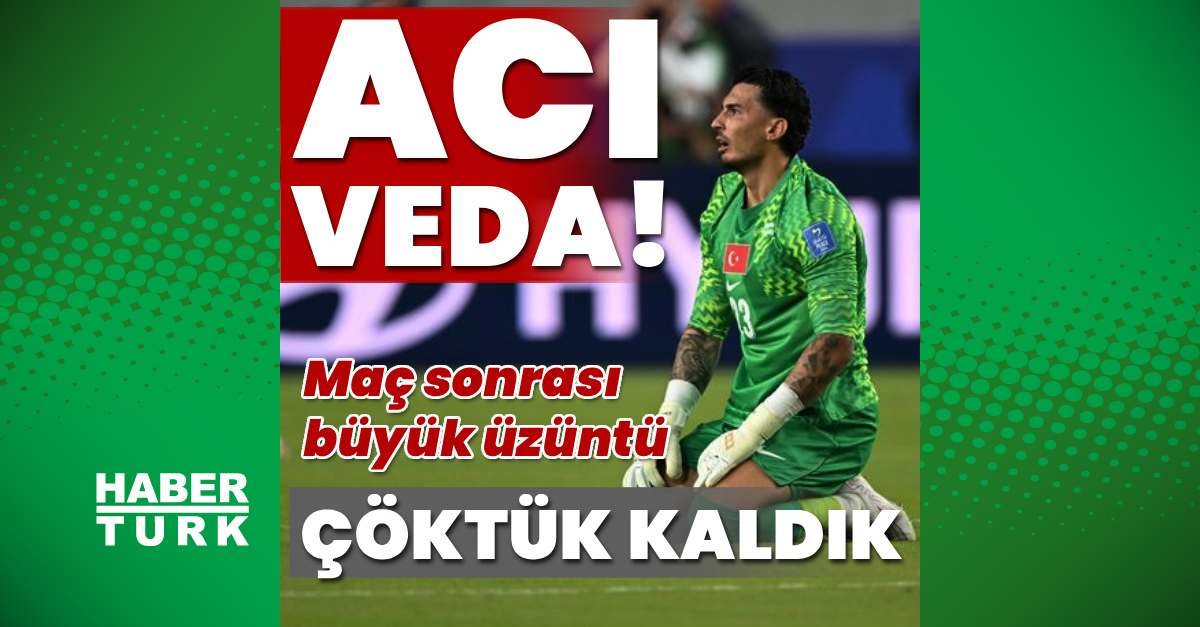 Milli Takım'dan acı veda!