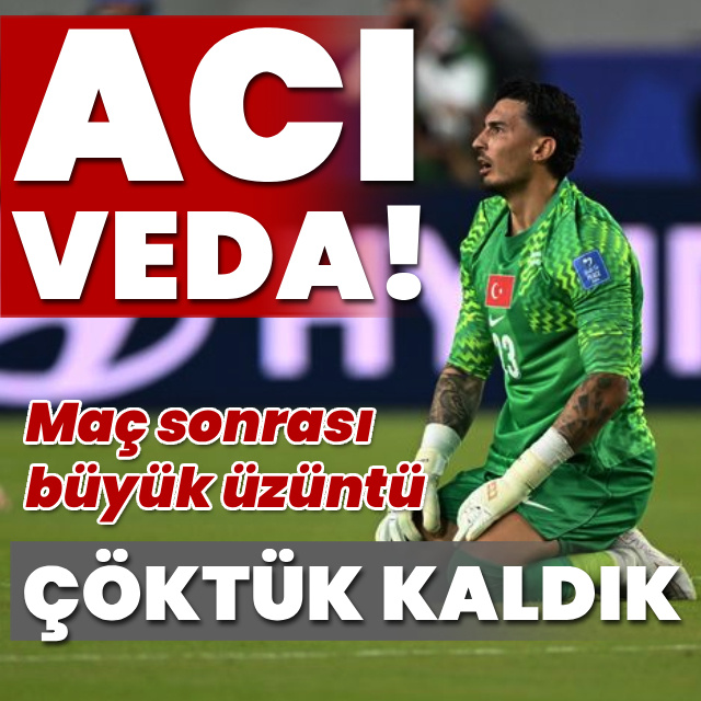 Milli Takım'dan acı veda!