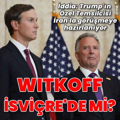 Trump'ın özel temsilcisi Witkoff İsviçre'de mi?