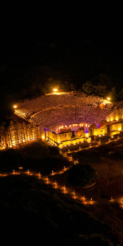 Patara Antik Kenti'nde gece tarihi yolculuk