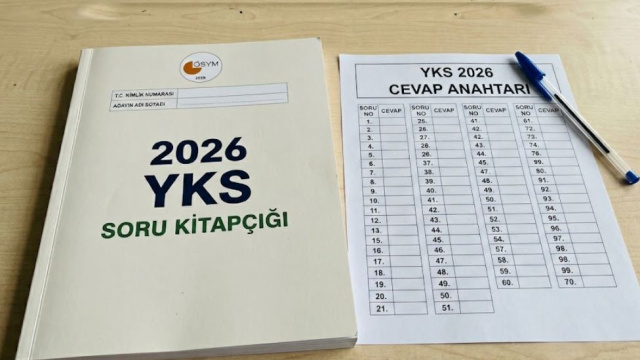 YKS cevap anahtarı sorgulama ekranı