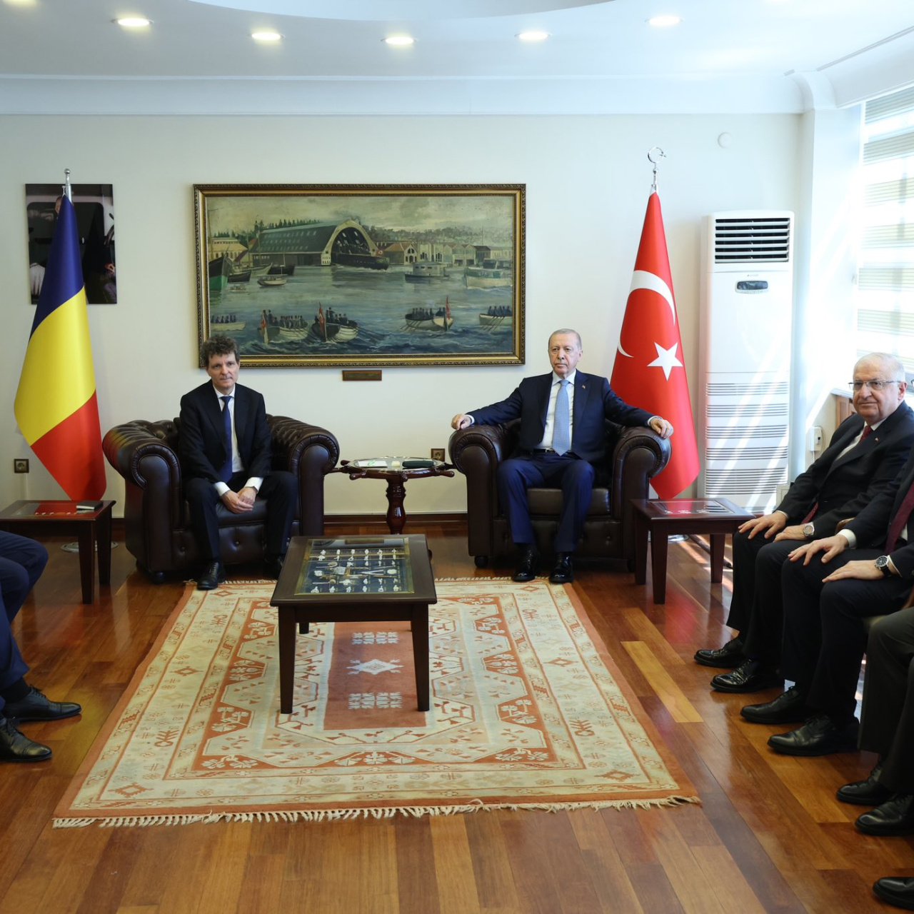 Cumhurbaşkanı Erdoğan, Romanya Cumhurbaşkanı ile görüştü