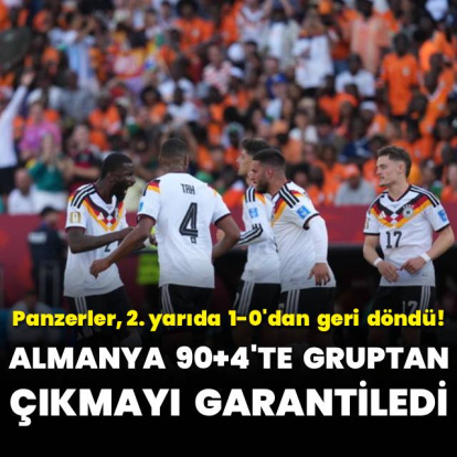 Almanya, 90+4'te son 32'yi garantiledi!