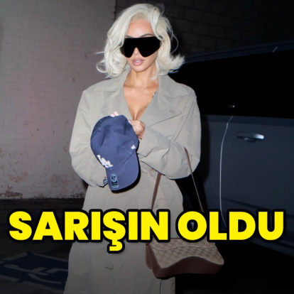 Sarışın oldu
