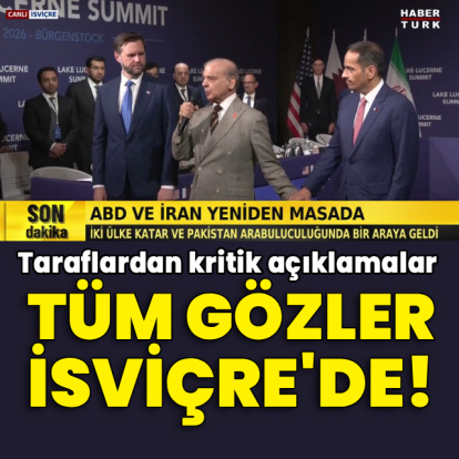 Tüm gözler İsviçre'de! Kritik görüşme başladı!