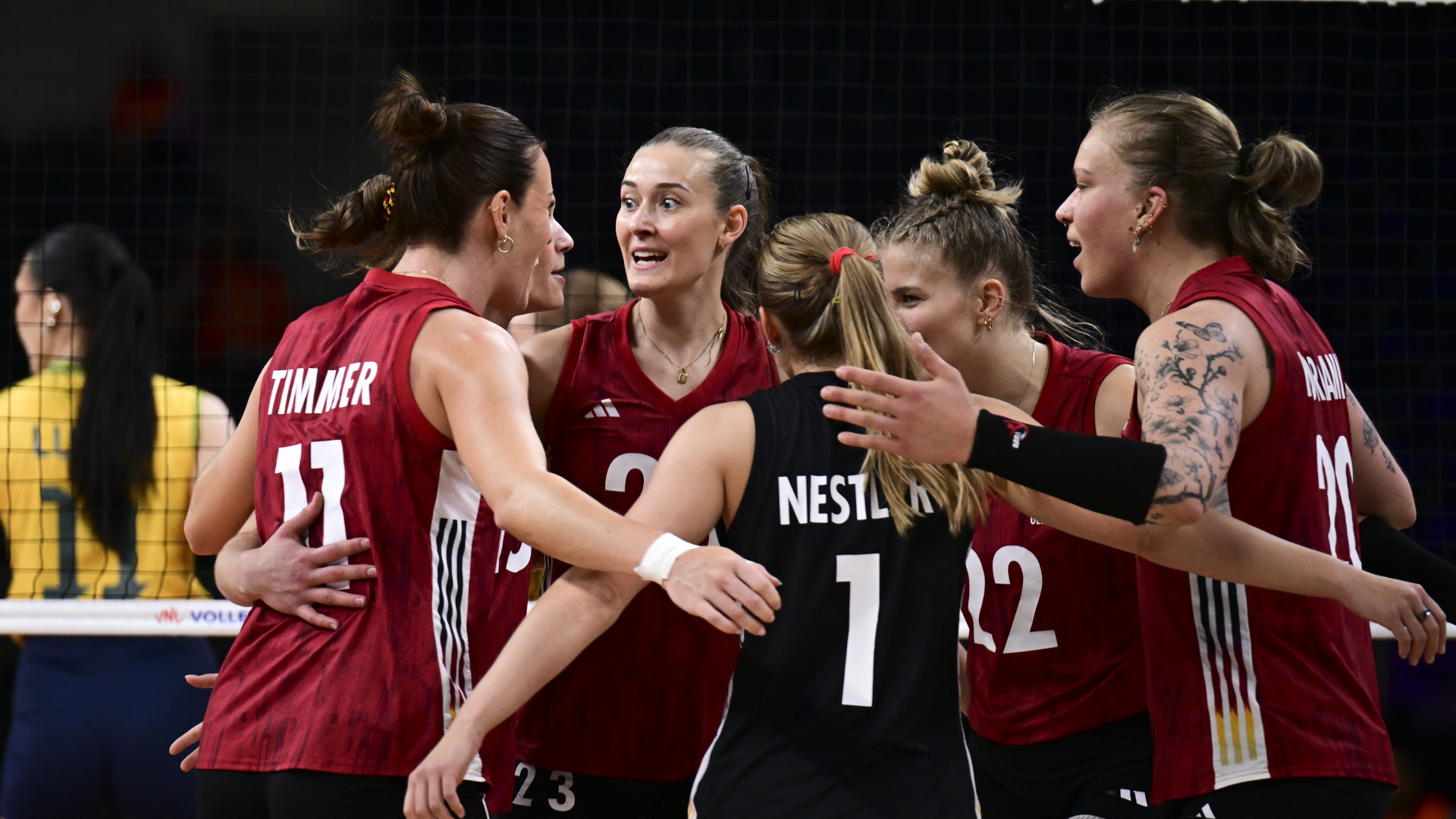 Almanya, VNL'de Brezilya'yı 3-2 Mağlup Etti