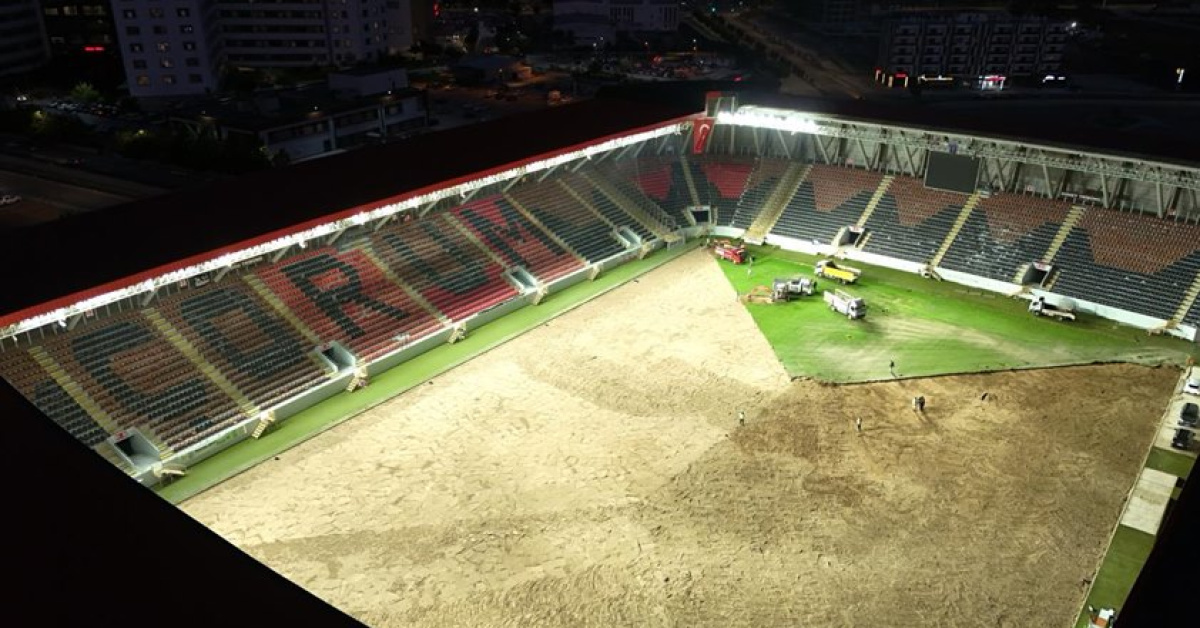 Çorum FK, Süper Lig için stadını yeniliyor