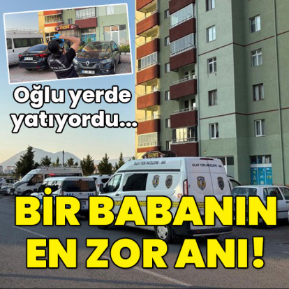 Oğlu yerde yatıyordu... Bir babanın en zor anı!