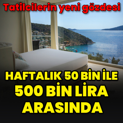 Tatilcilerin yeni gözdesi