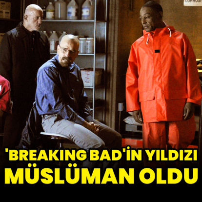 'Breaking Bad'in yıldızı Müslüman oldu