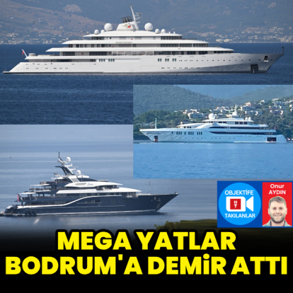Mega yatlar Bodrum'a demir attı