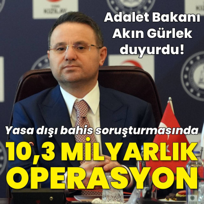 10,3 milyar liralık yasa dışı bahis operasyonu