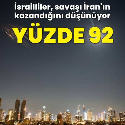 İsrail'in yüzde 92'sine göre savaşın kazananı İran