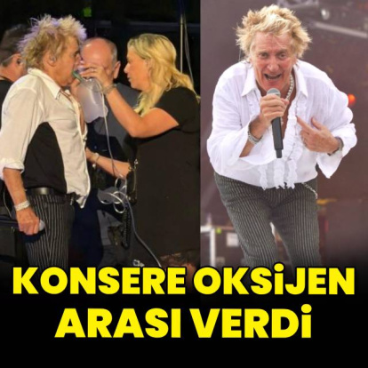 Oksijen desteği için konseri durdurdu