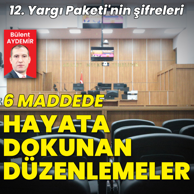 12. Yargı Paketi'nin şifreleri!