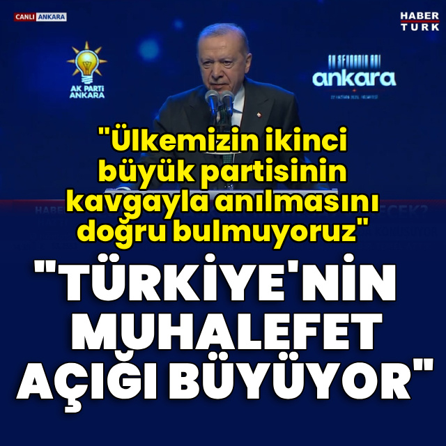 Cumhurbaşkanı Erdoğan'dan açıklamalar