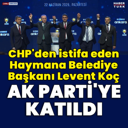 Haymana Belediye Başkanı, AK Parti’ye katıldı