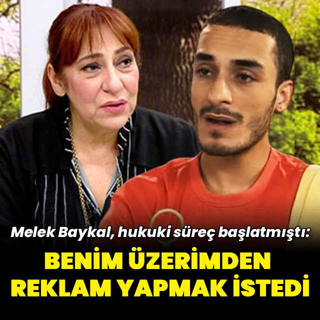"Benim üzerimden reklam yapmak istedi"