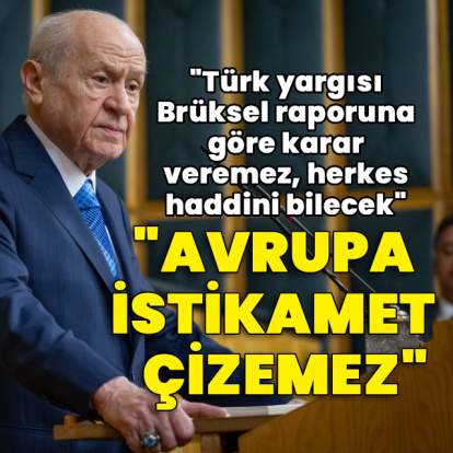 MHP lideri Bahçeli'den açıklamalar