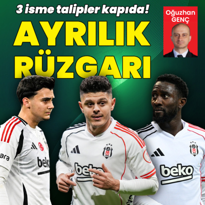 Beşiktaş’ta ayrılık rüzgarı!