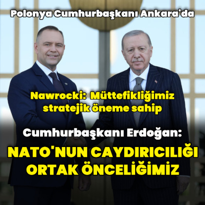 Cumhurbaşkanı Erdoğan, Polonya Cumhurbaşkanı ile görüştü