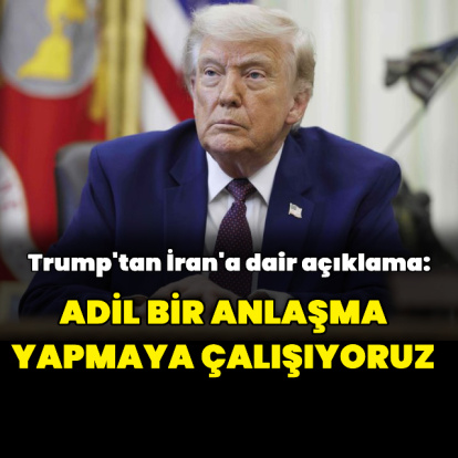 ABD Başkanı: Adil bir anlaşma yapmaya çalışıyoruz