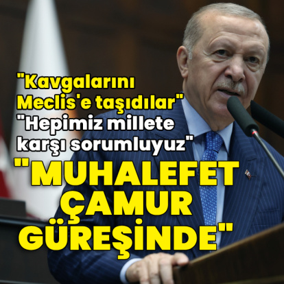 Cumhurbaşkanı Erdoğan'dan açıklamalar